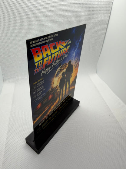 Back to the Future Father’s Day Display Plaque