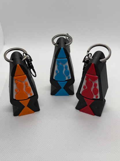 Lava Lamp Clicker Keyring