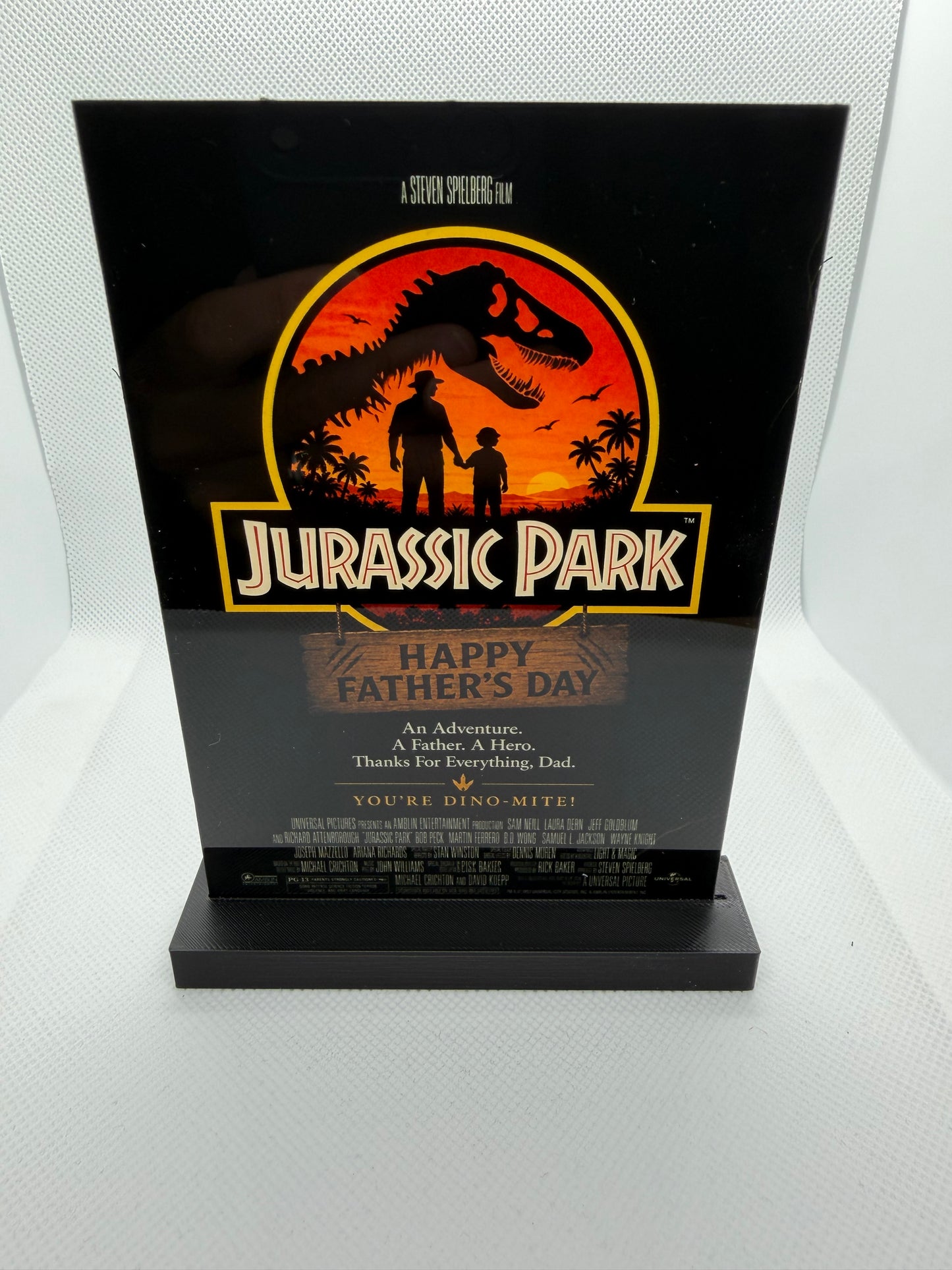 Jurassic Park Father’s Day Display Plaque