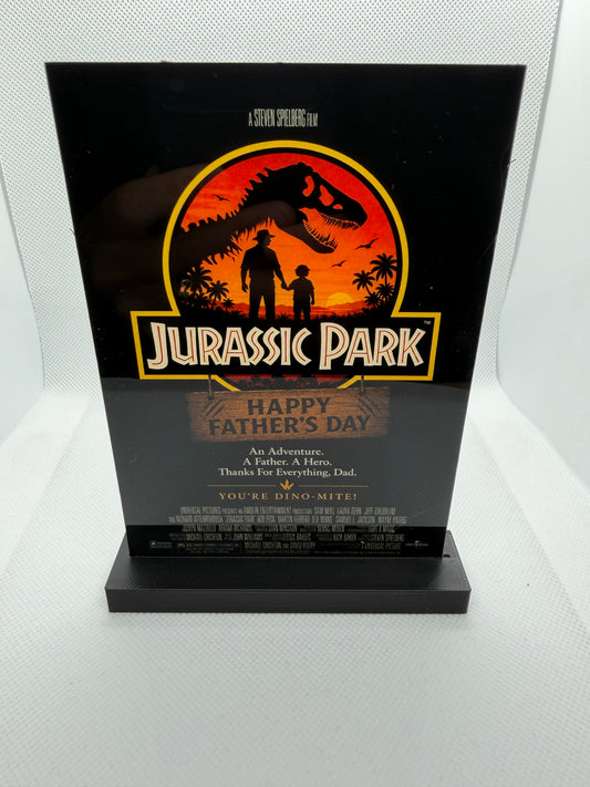 Jurassic Park Father’s Day Display Plaque