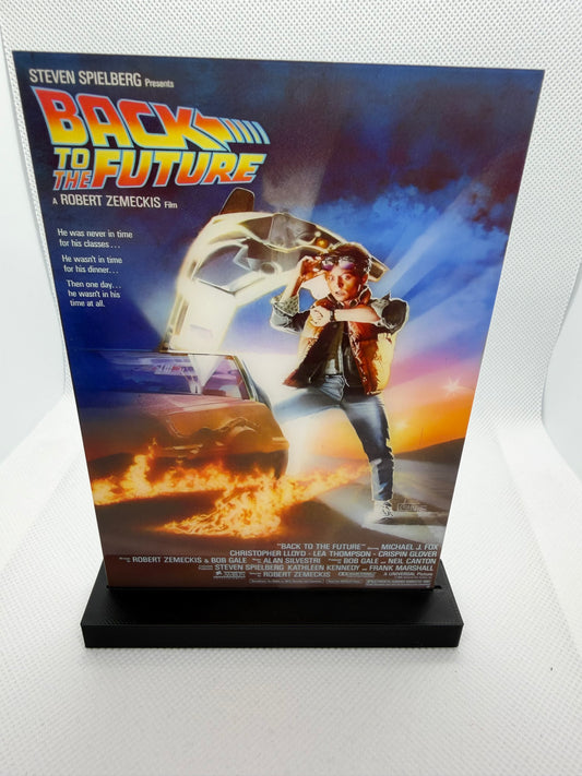 Back to the Future Display Plaque
