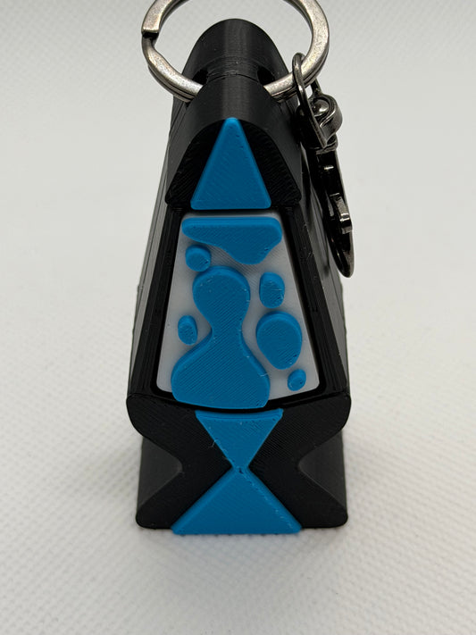 Lava Lamp Clicker Keyring