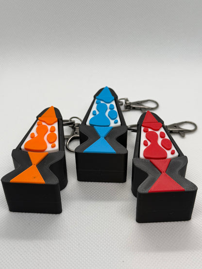 Lava Lamp Clicker Keyring