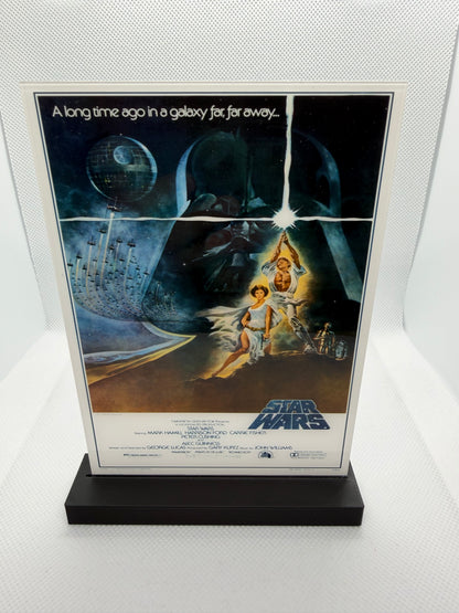 Star Wars A New Hope Display Plaque