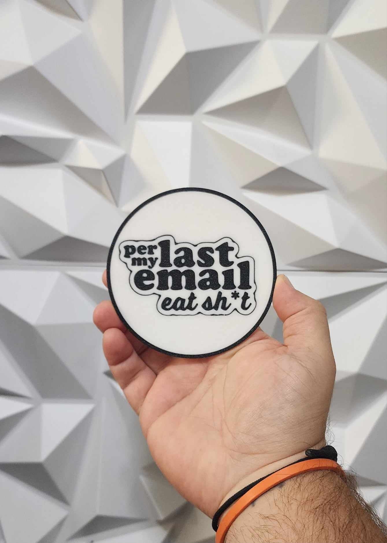 Per my last email Coaster image 0